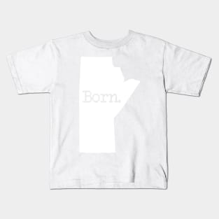 Manitoba Born MB Kids T-Shirt